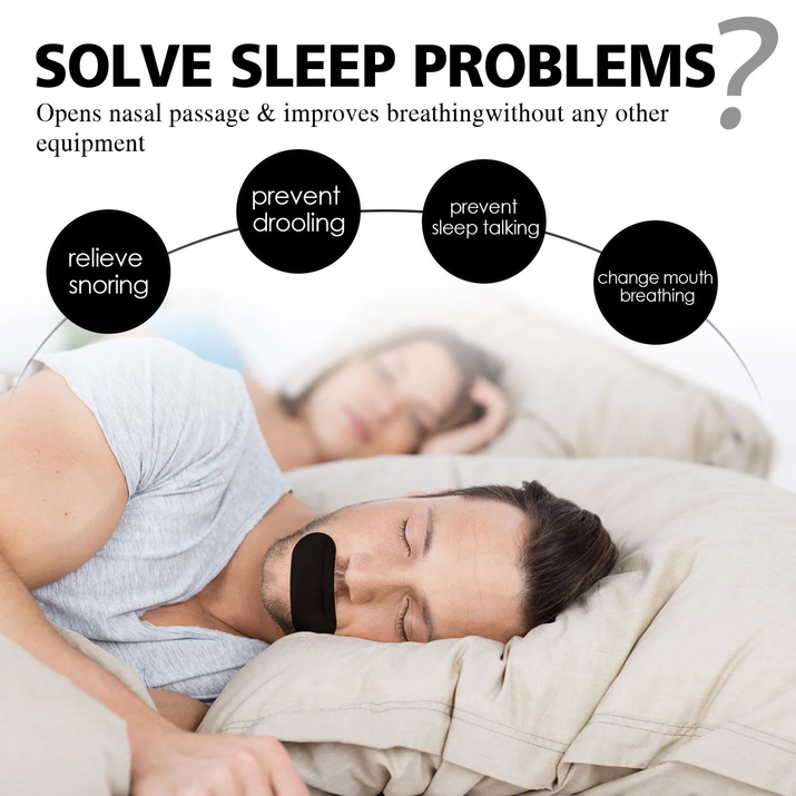 Anti-Snoring Patch for Improved Night Time 