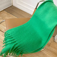 New Cashmere Scarf Woman Black Red Scarf Winter Scarves Ladies Scarf Warm XWJ12