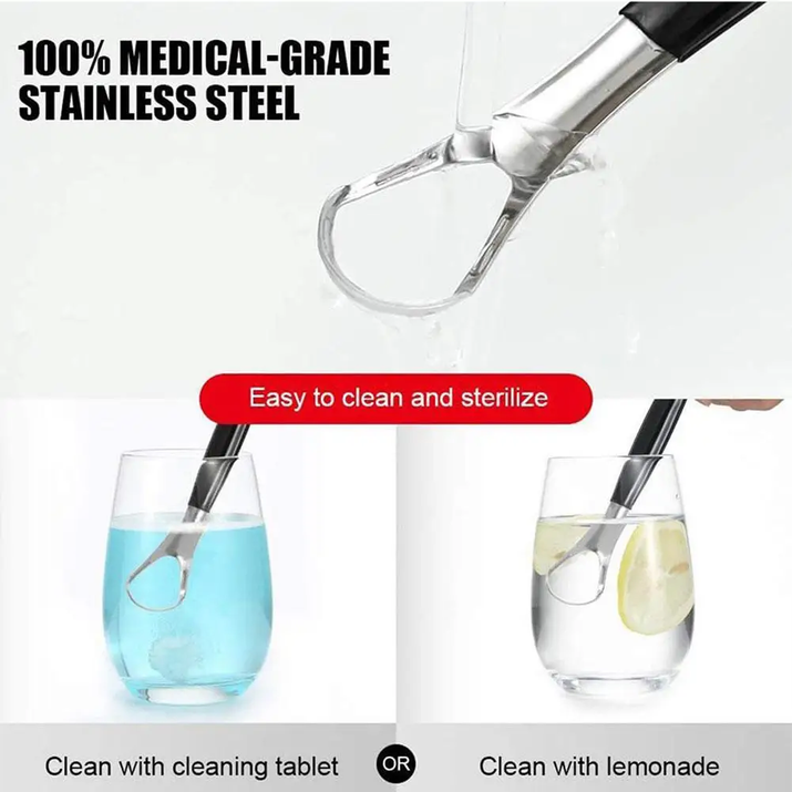 Stainless Steel Tongue Scraper 