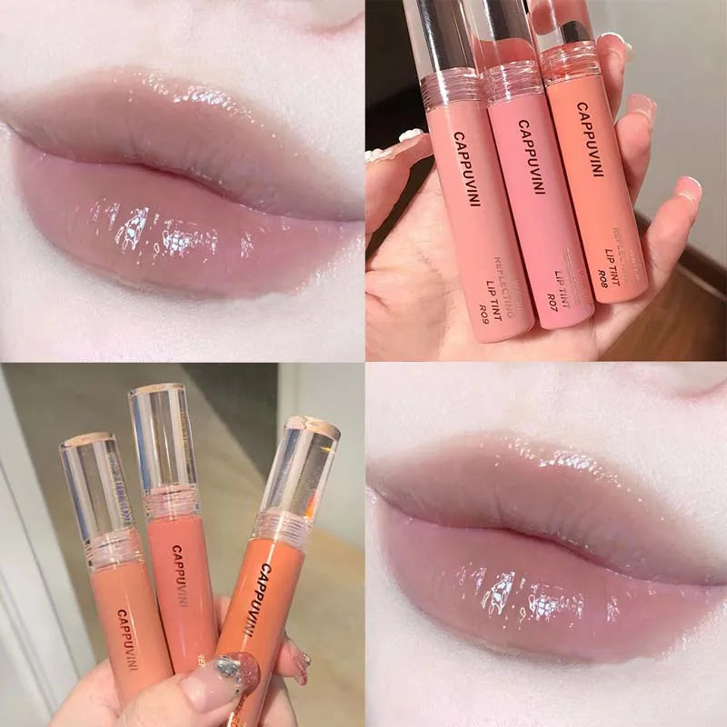 Soft Candy Jelly Mirror Lip Glaze Water Gloss Juice Lip Gloss Long Lasting Moisturizer Water Light Lipstick Waterproof Cosmetics
