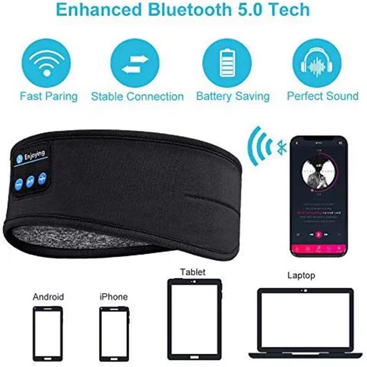 Bluetooth Sleeping Headphones Eye Mask 