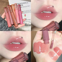 Soft Candy Jelly Mirror Lip Glaze Water Gloss Juice Lip Gloss Long Lasting Moisturizer Water Light Lipstick Waterproof Cosmetics