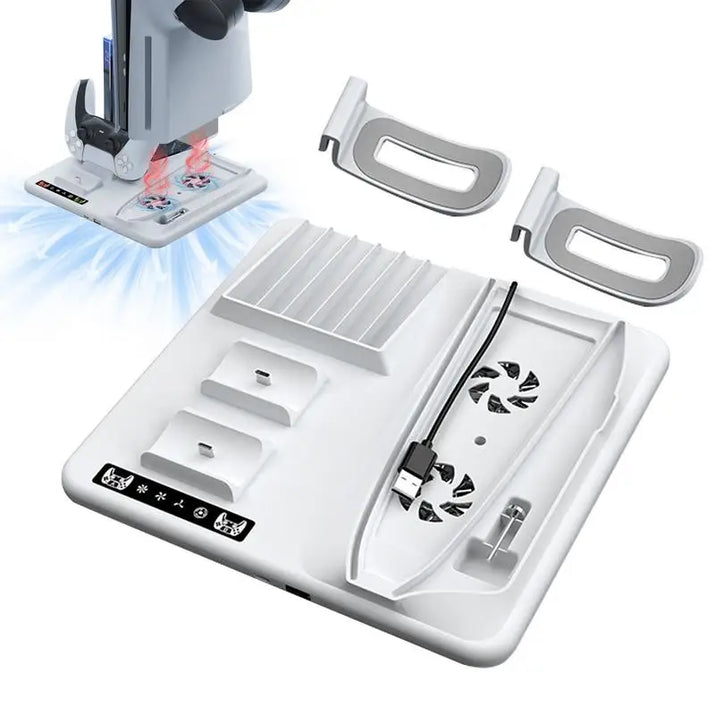 PS5 Slim Vertical Stand Controller Charging Dock