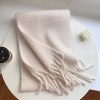 New Cashmere Scarf Woman Black Red Scarf Winter Scarves Ladies Scarf Warm XWJ12