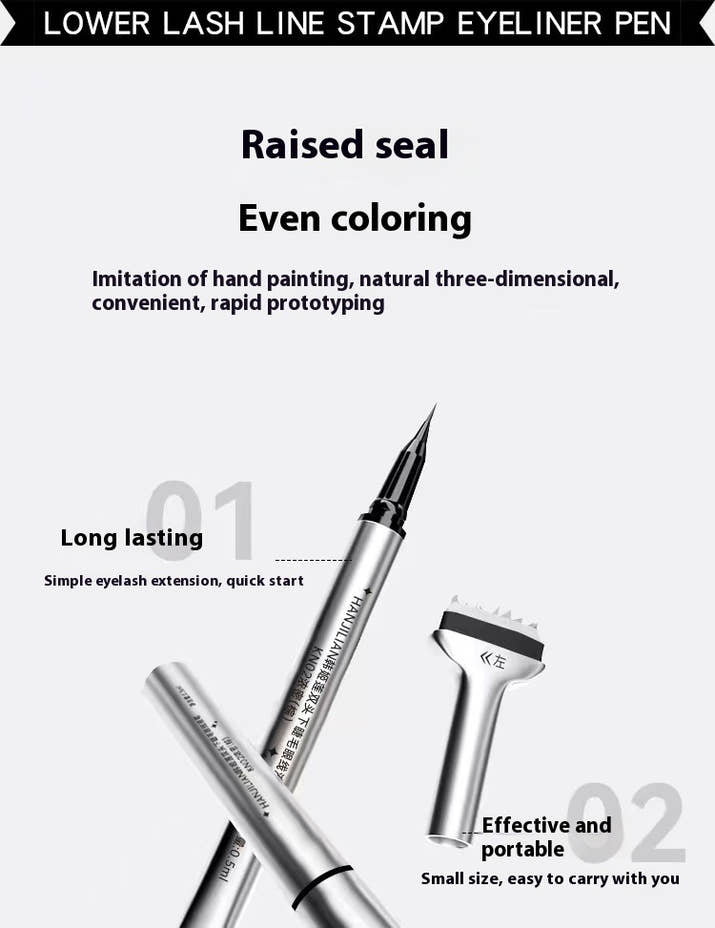 Double-Headed Lower Eyelash Seal 