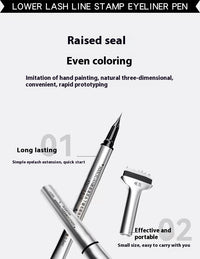 Double-Headed Lower Eyelash Seal 