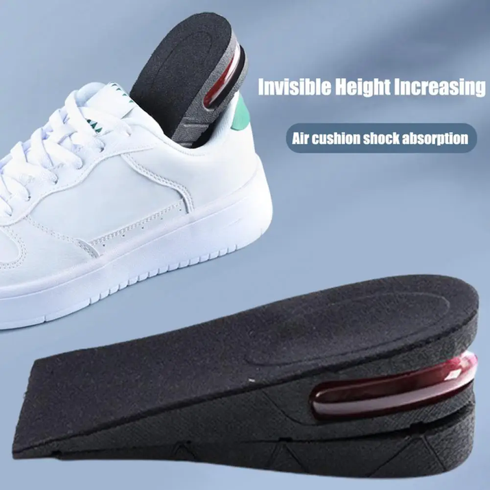 Booster Pads for Height Increase Eco Friendly Multi Layer Air Cushion Insoles for Women Men Height with Pads Increase