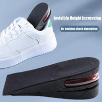 Booster Pads for Height Increase Eco Friendly Multi Layer Air Cushion Insoles for Women Men Height with Pads Increase