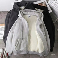 Trendy Brand Men'S Hooded Cardigan Sweatshirt Loose Fit Casual Jacket for Spring and Autumn Stylish Casual Clothing