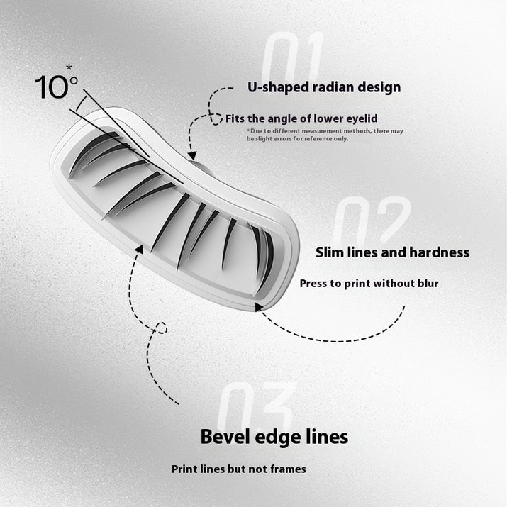 Double-Headed Lower Eyelash Seal 