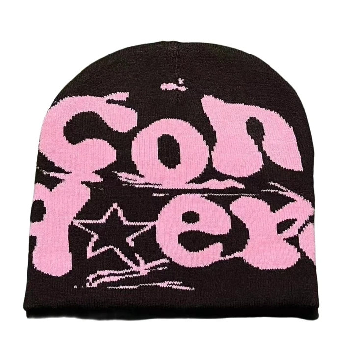 Y2K Beanie Hat Slouchy Beanie Vintage Beanie Warm Beanie Halloween Accessories Slouchy Beanies High School Teens