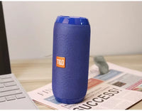 Waterproof Portable Bluetooth-Compatible Speaker Wireless Column Sound Subwoofer Music Center System Loudspeaker AUX FM Radio