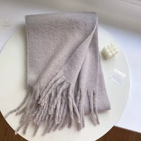 New Cashmere Scarf Woman Black Red Scarf Winter Scarves Ladies Scarf Warm XWJ12