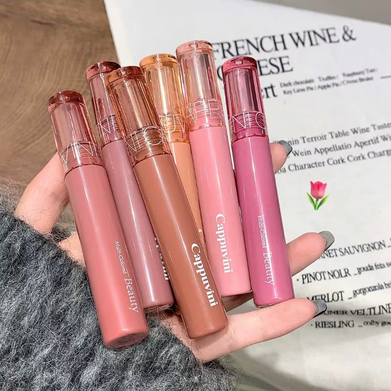 Soft Candy Jelly Mirror Lip Glaze Water Gloss Juice Lip Gloss Long Lasting Moisturizer Water Light Lipstick Waterproof Cosmetics